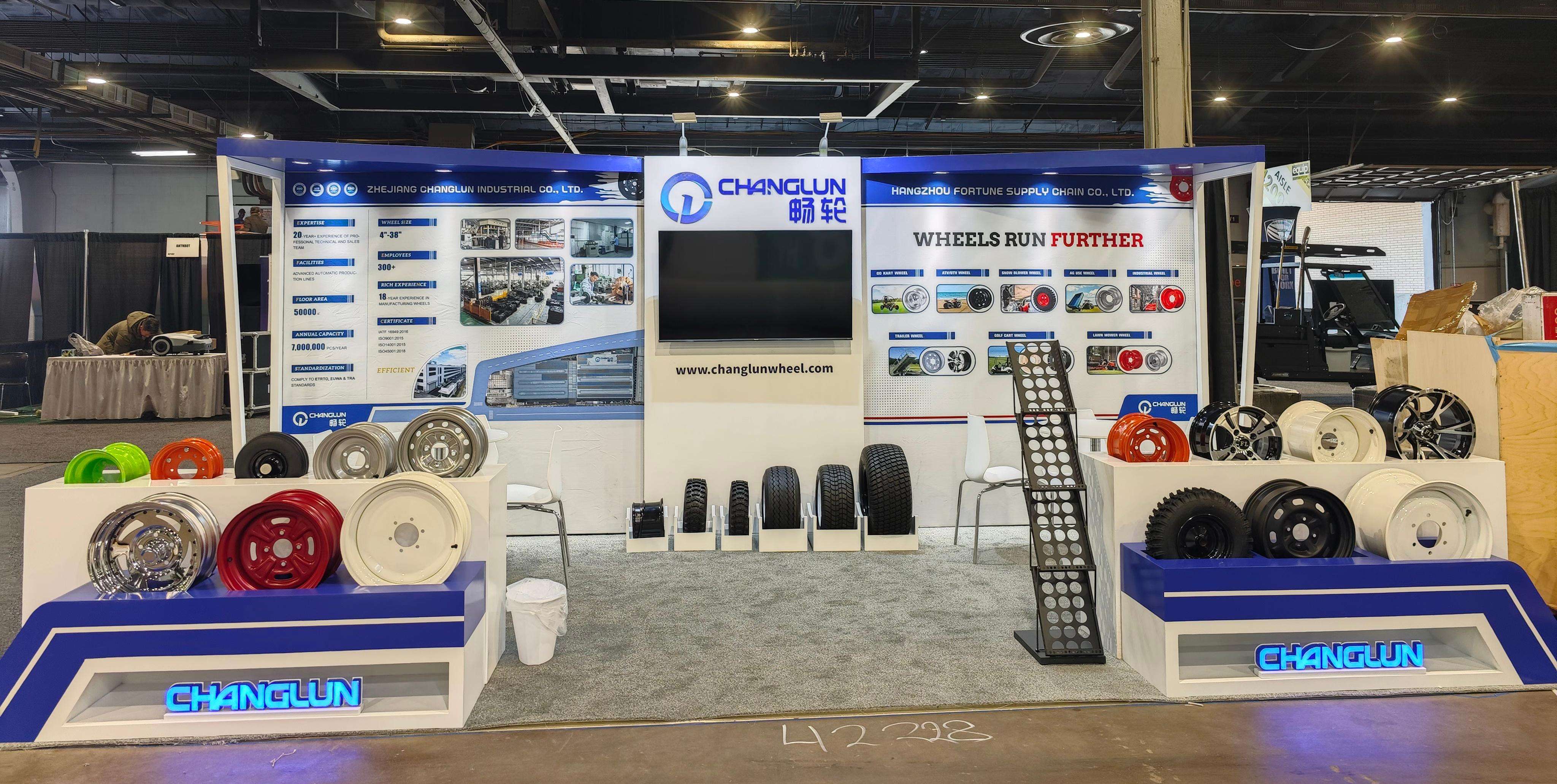 Changlun Showcases Steel Wheel at EQUIP EXPO 2024
